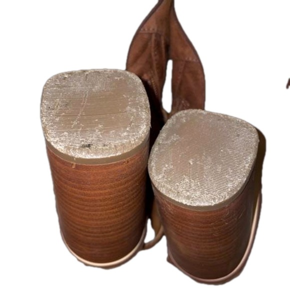 Great Condition Madden Girl Addyy Addy Sandals Women 9.5" Brown Boho - Picture 11 of 13